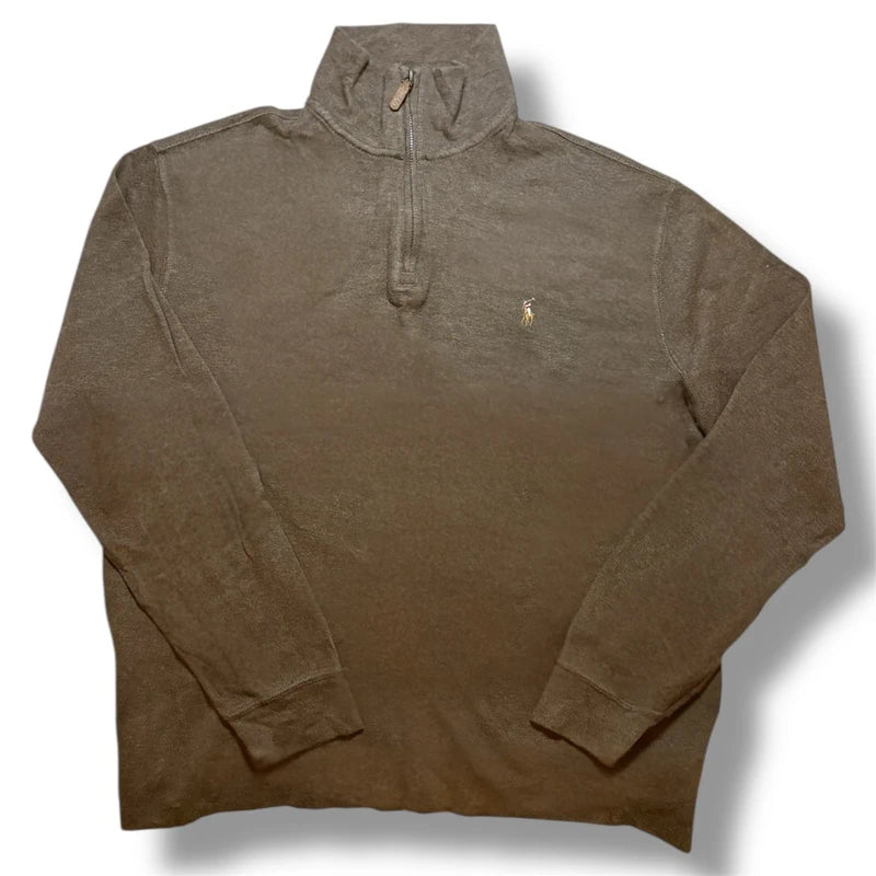 Quarter Zip Polo by Ralph Lauren (L)