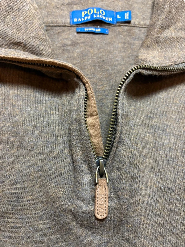 Quarter Zip Polo by Ralph Lauren (L)