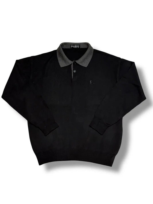 Gestricktes Poloshirt Yves Saint Laurent (L)