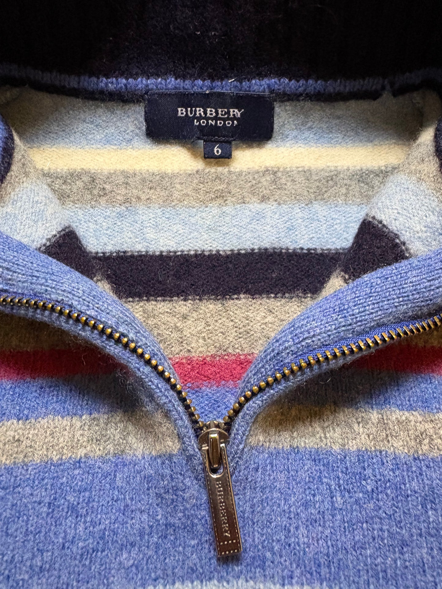 Quarter Zip Burberry (S)