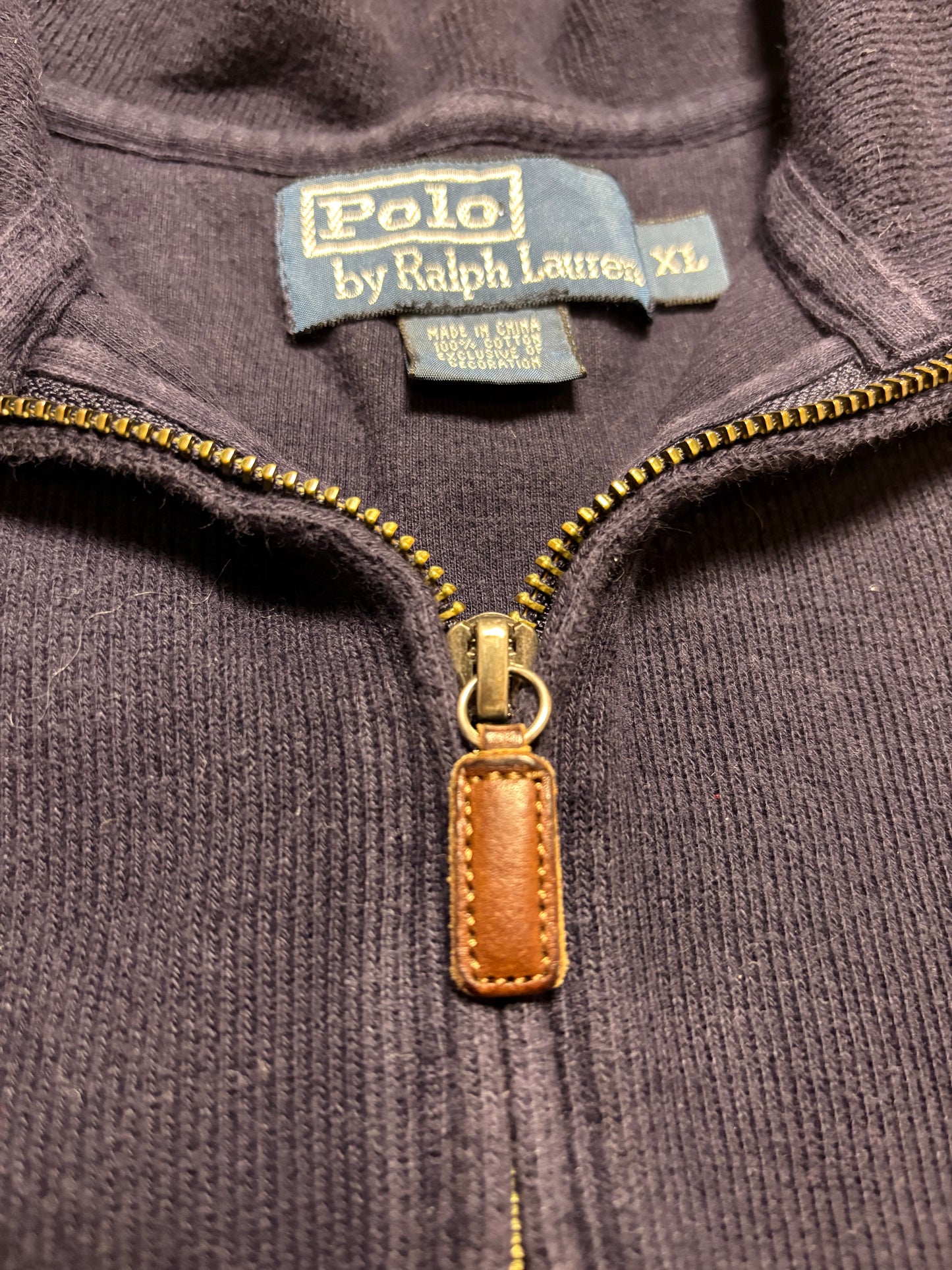 Quarter Zip Polo by Ralph Lauren (XL)