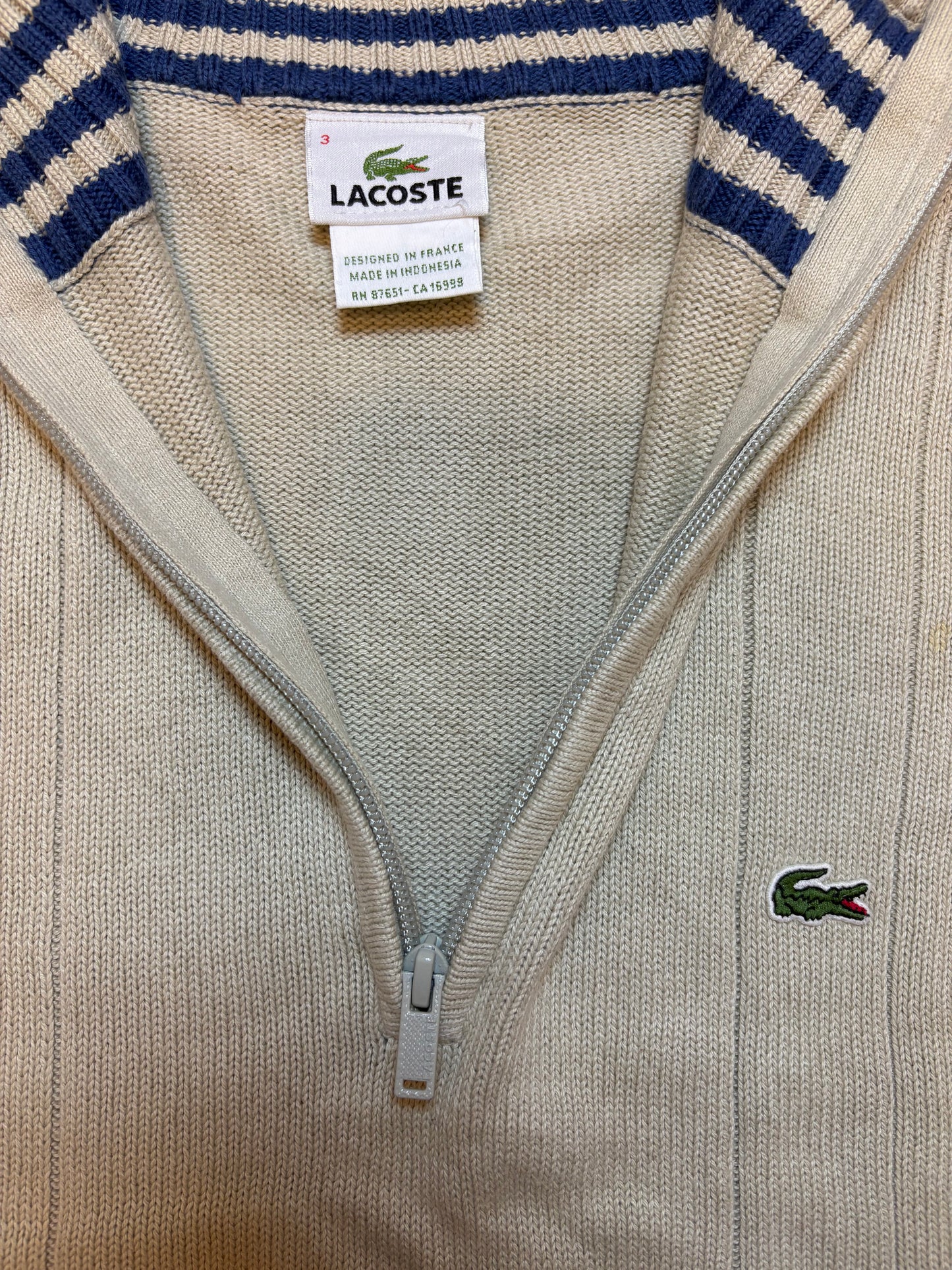 Quarter Zip Lacoste (L)