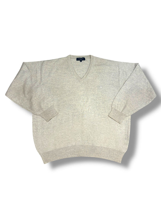 Merinowolle Pullover mit V-Ausschnitt Burberry (M)