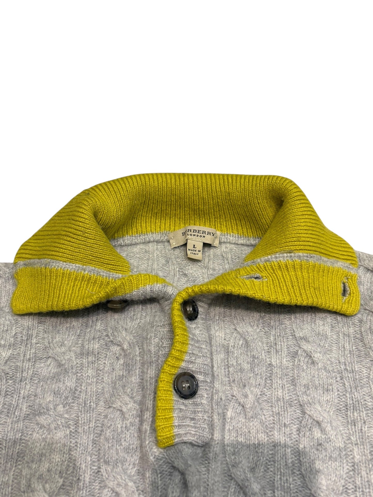 Quarter Zip Pullover Burberry (L)