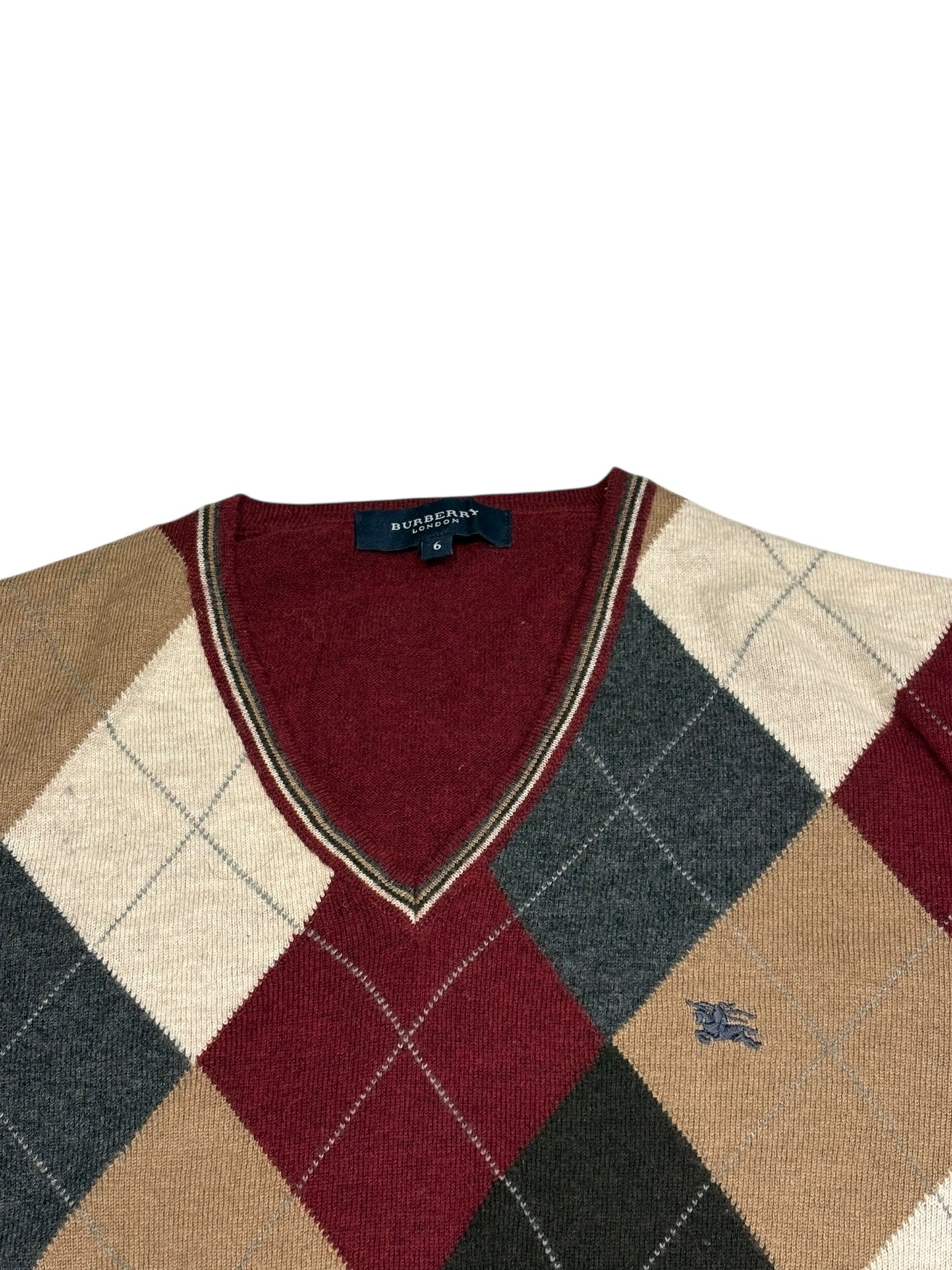 Pullover mit V-Ausschnitt Burberry (L)