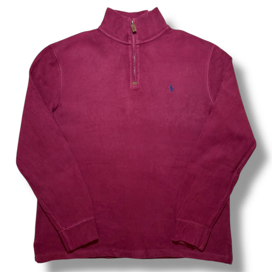 Quarter Zip Polo by Ralph Lauren (L)