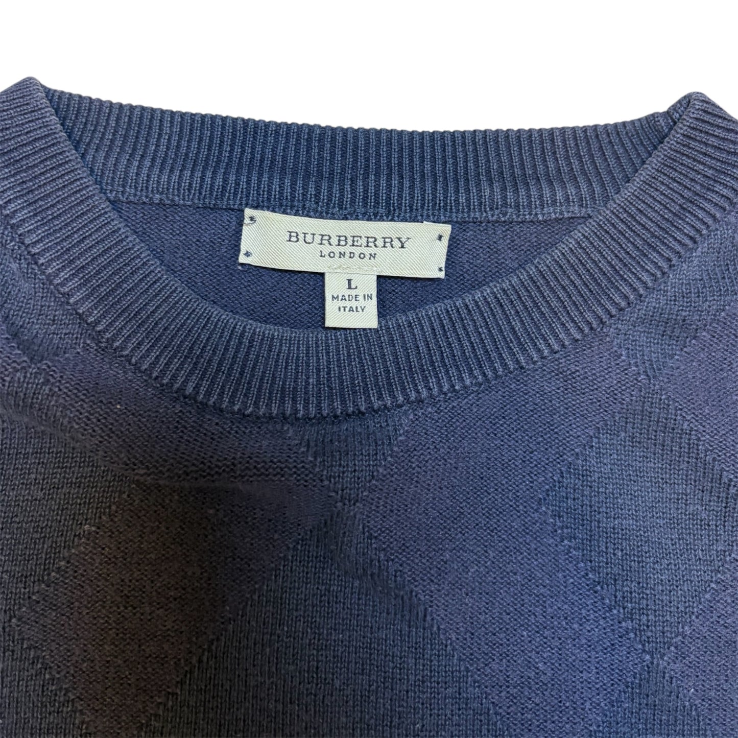 Pullover mit gestricktem Muster Burberry (L)