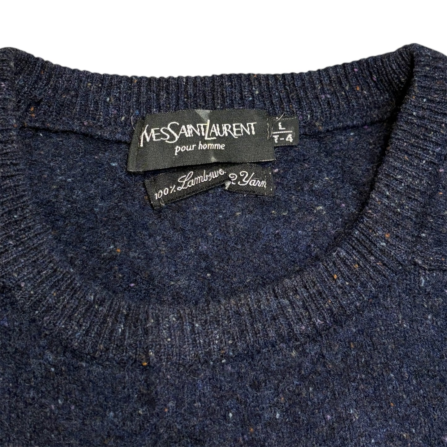 Lammwolle Pullover Yves Saint Laurent (L)