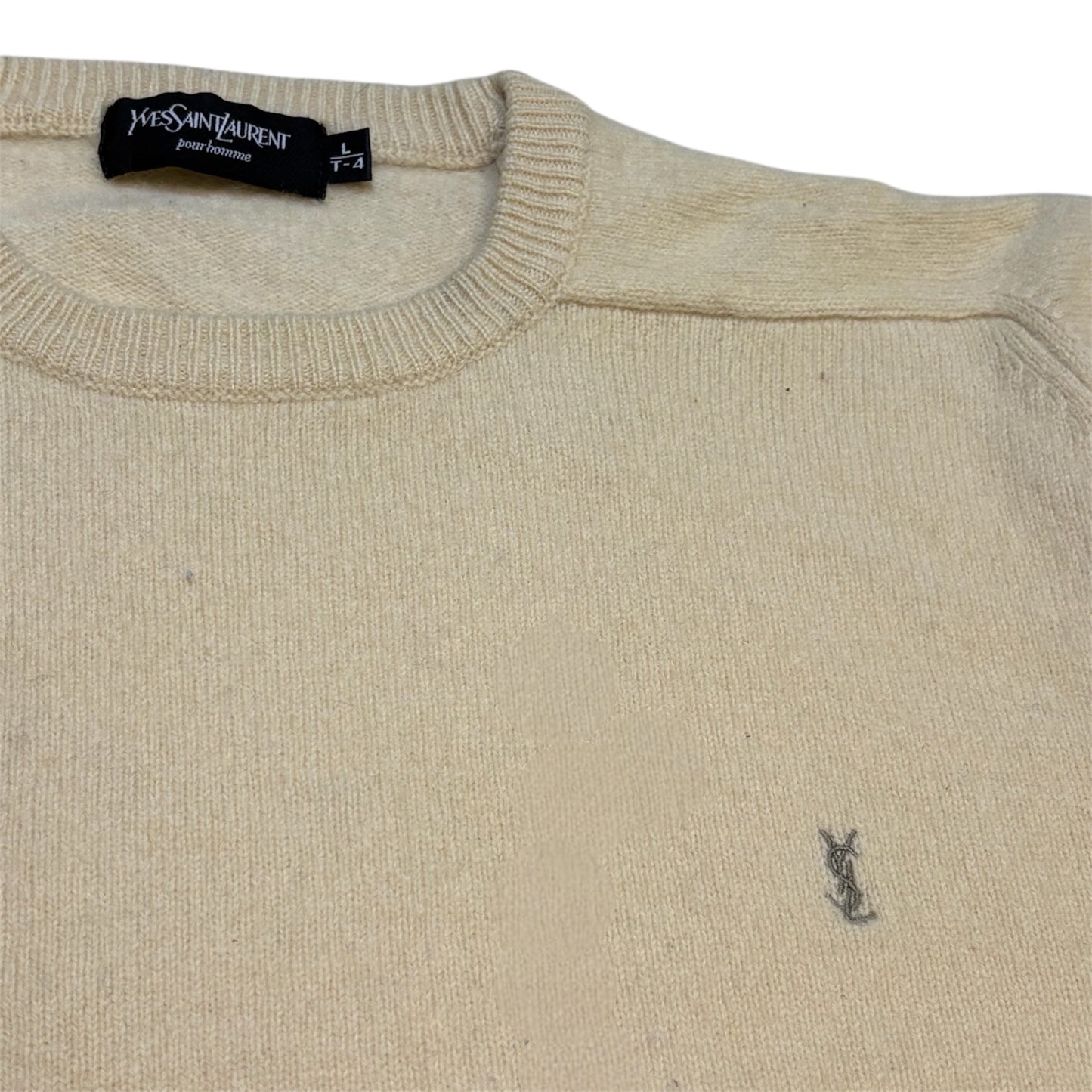 Schurwolle Pullover Yves Saint Laurent (L)