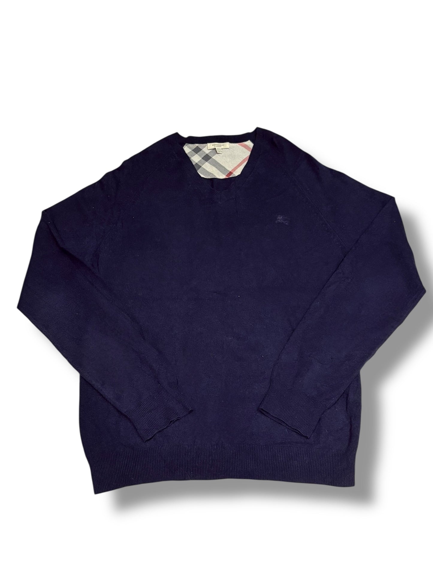 Kaschmir Pullover mit V-Ausschnitt Burberry (L)